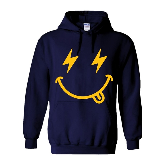 Los Angeles Chargers Navy Blue Emoji Hoodie ⚡⚡ - Picture 1 of 1